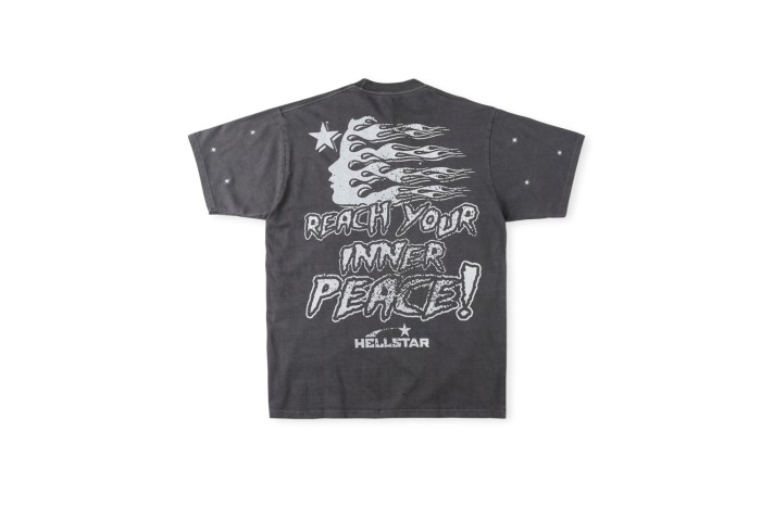 Skull corrosion slogan printed tee