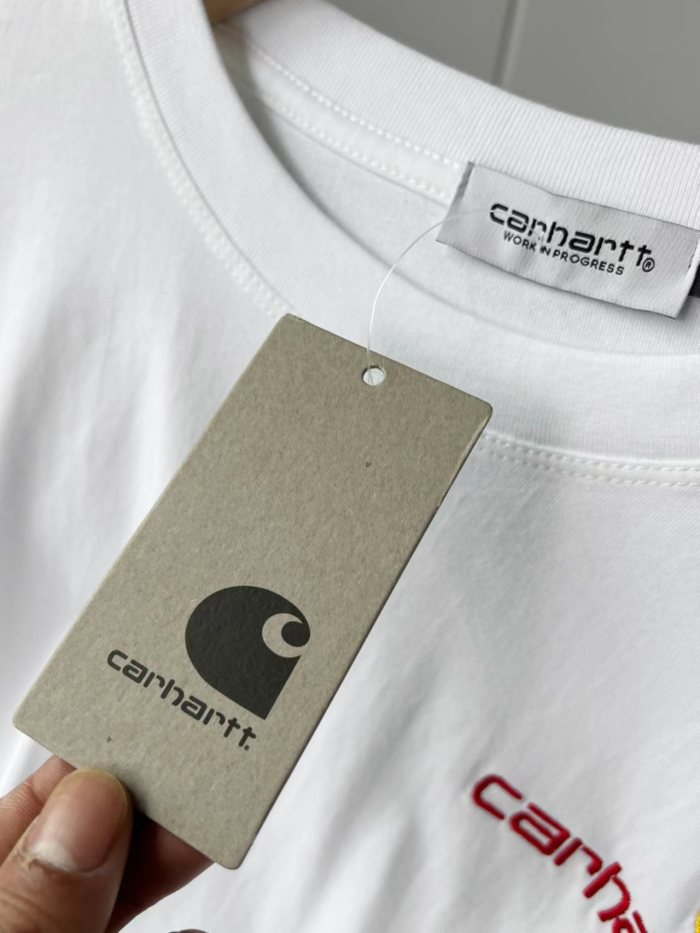 Gold standard letter embroidery logo tee 2 colors