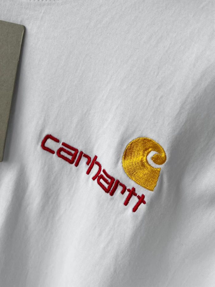 Gold standard letter embroidery logo tee 2 colors