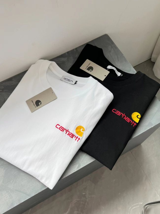 Gold standard letter embroidery logo tee 2 colors