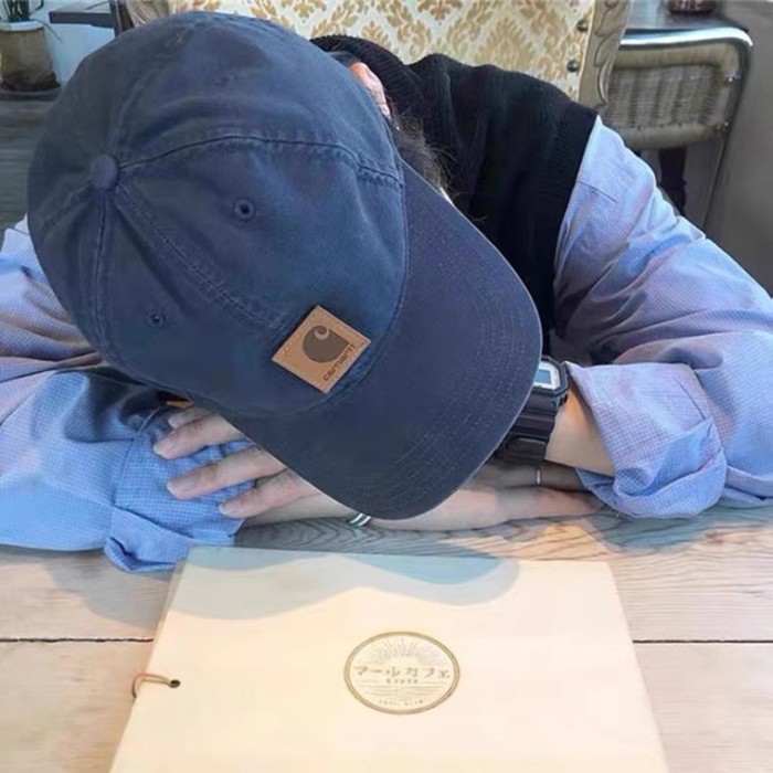Embroidered small standard curved brim couple baseball cap 7 colors