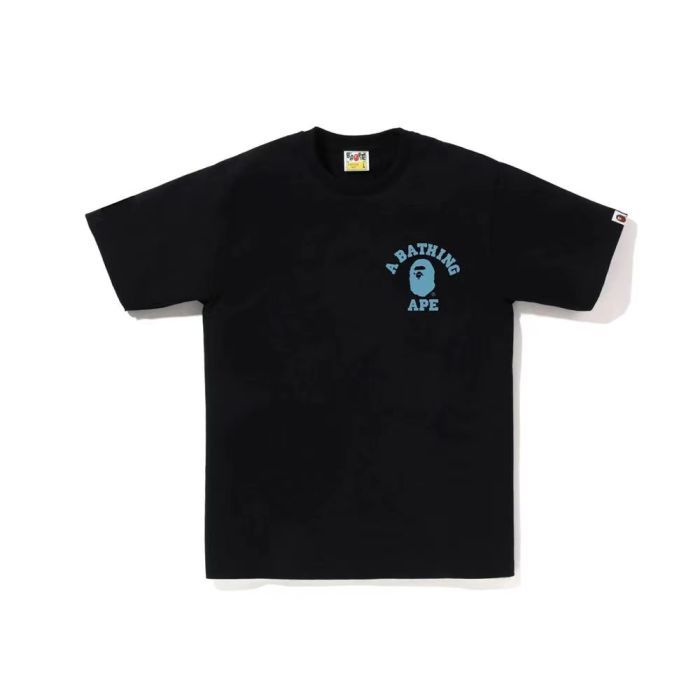 Blue honeycomb camouflage ape head tee 4 colors