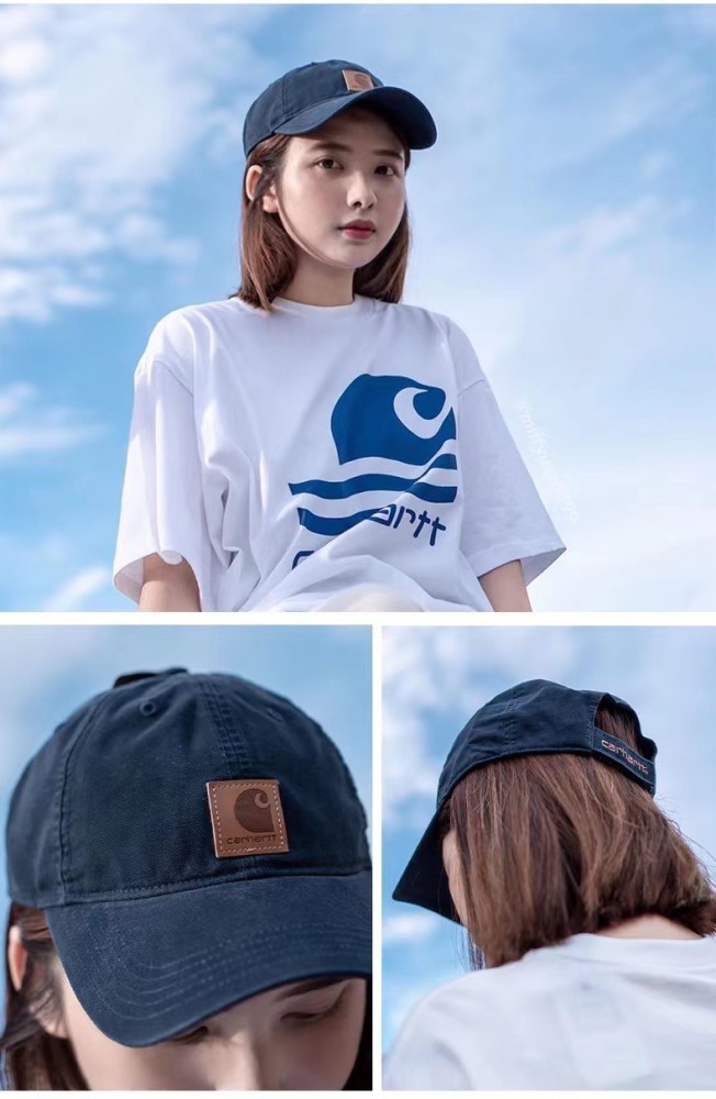 Embroidered small standard curved brim couple baseball cap 7 colors