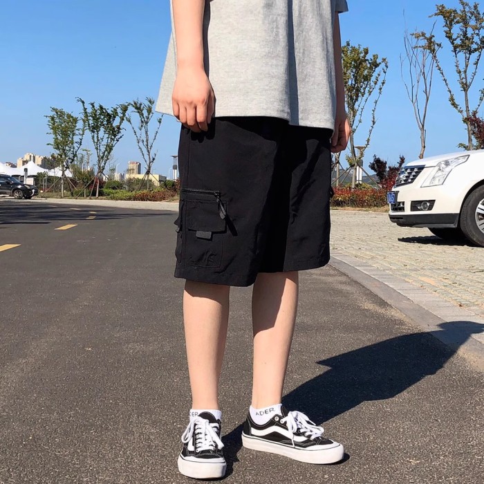 Multi-pocket work shorts 2 colors