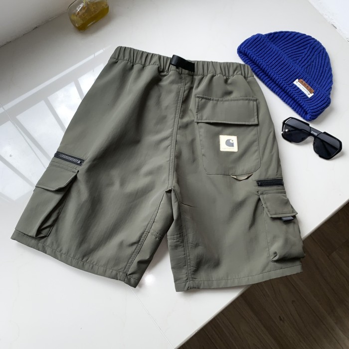 Multi-pocket work shorts 2 colors