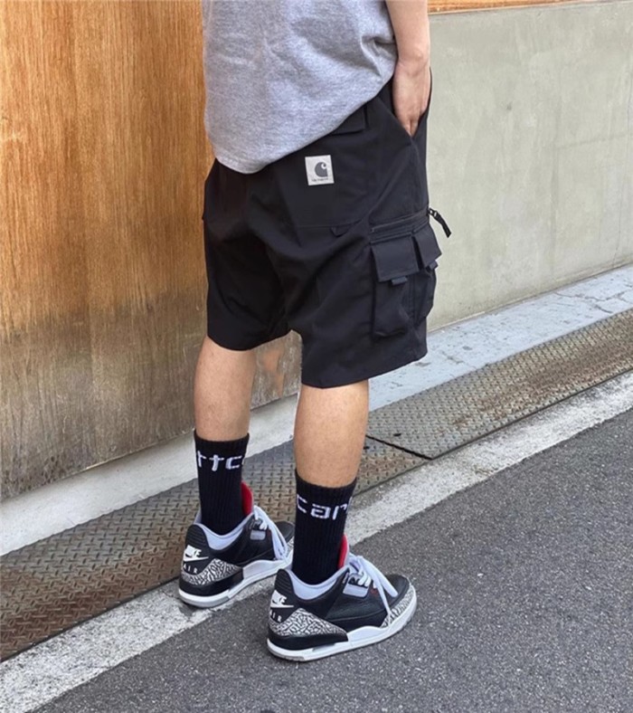 Multi-pocket work shorts 2 colors