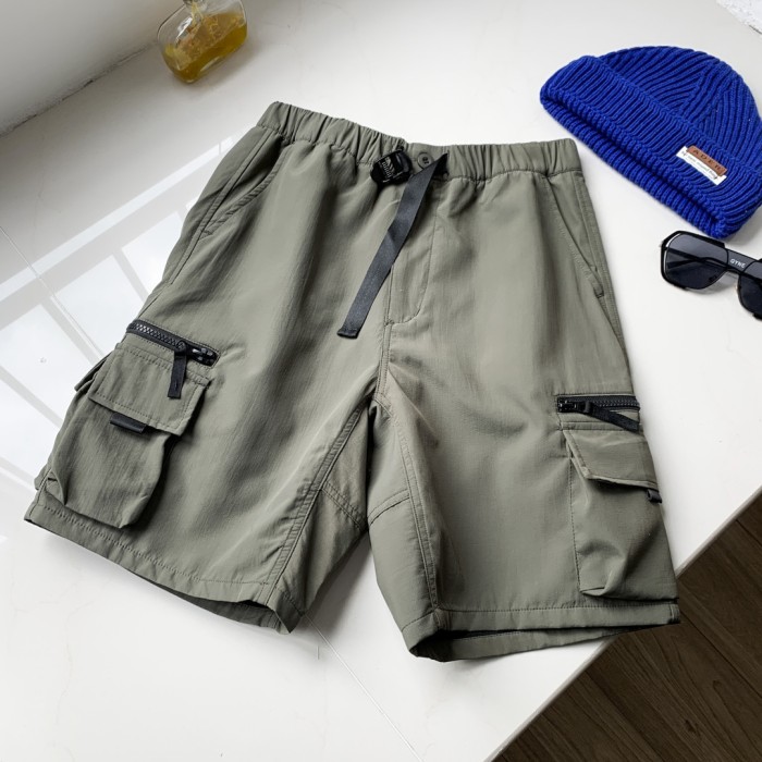 Multi-pocket work shorts 2 colors