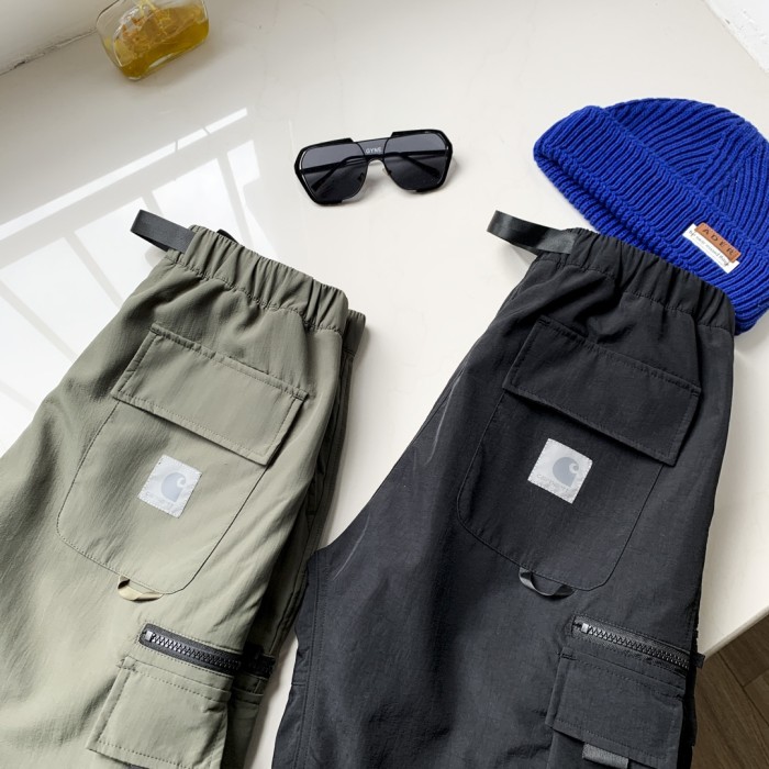 Multi-pocket work shorts 2 colors