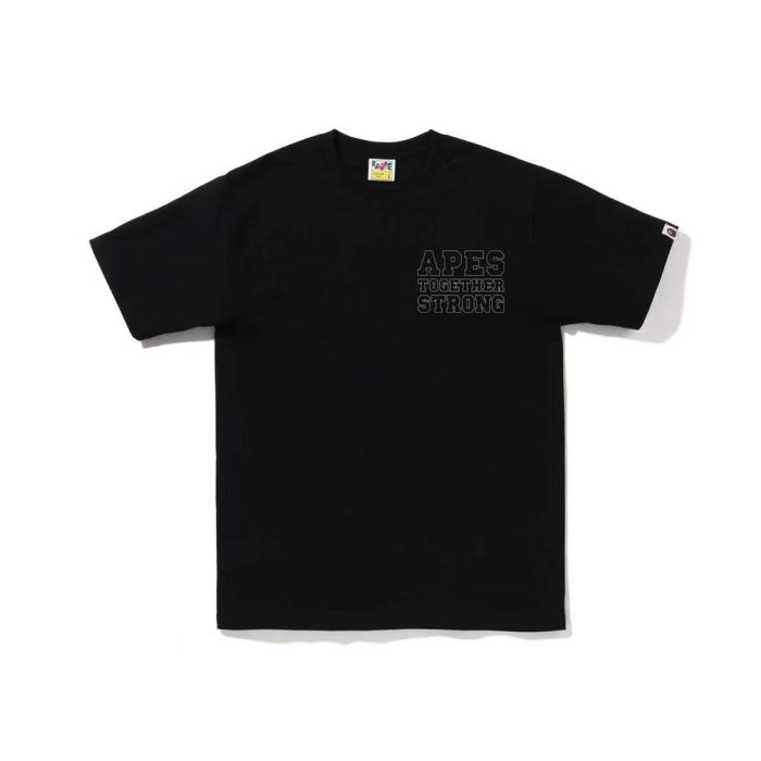 Hip hop ape head colorful letters tee 2 colors