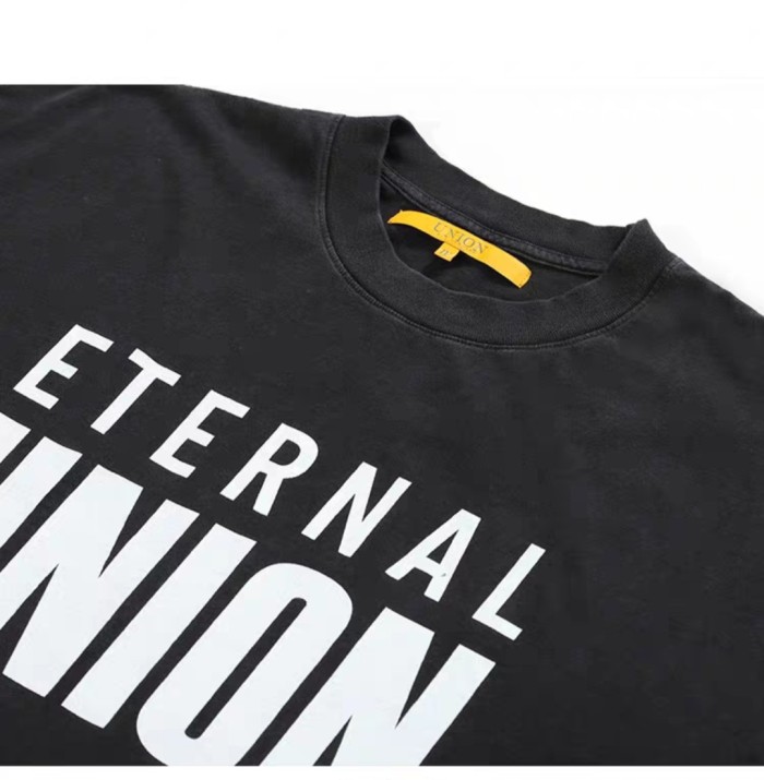 1:1 quality version Prayer for Salvation Print Wash water to do old tee
