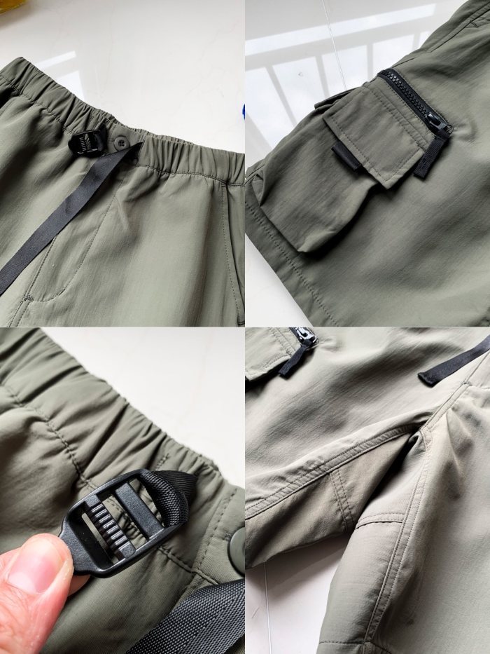 Multi-pocket work shorts 2 colors