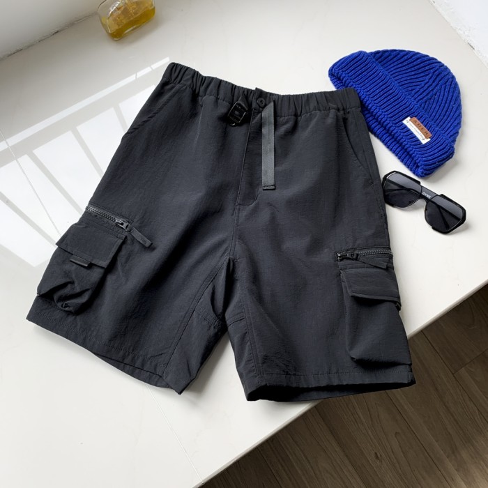 Multi-pocket work shorts 2 colors