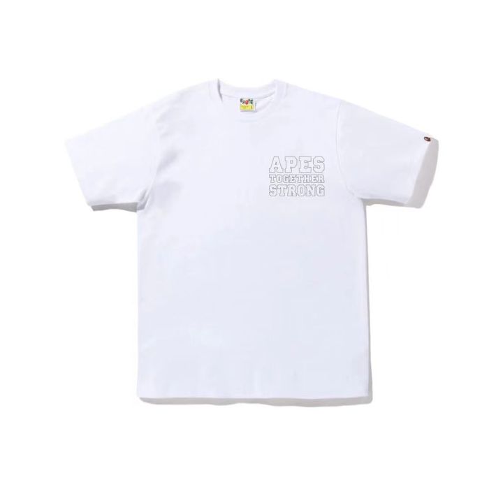 Hip hop ape head colorful letters tee 2 colors