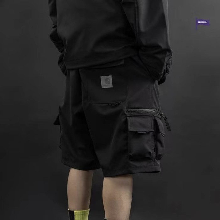 Multi-pocket work shorts 2 colors