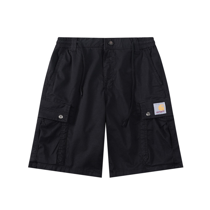 Retro studded work shorts 3 colors