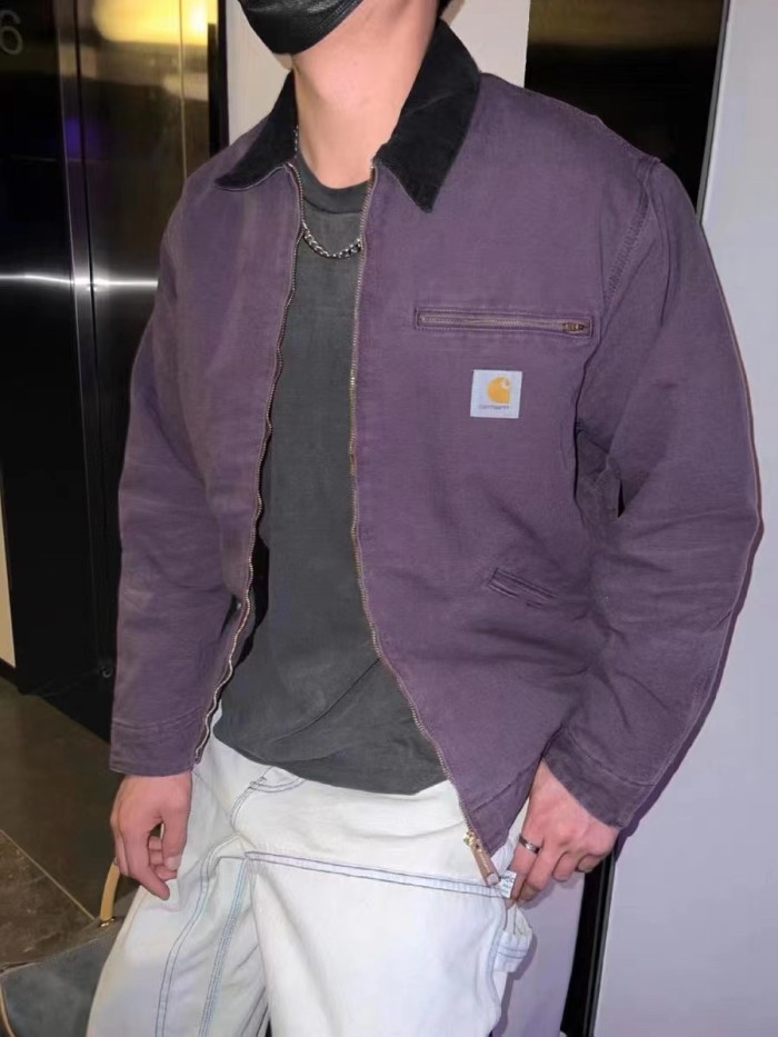 Star Trek Detroit canvas work jacket purple