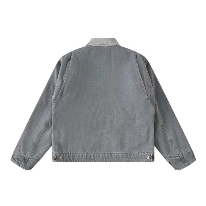1:1 quality version Canvas jacket with lapel collar 4 colors