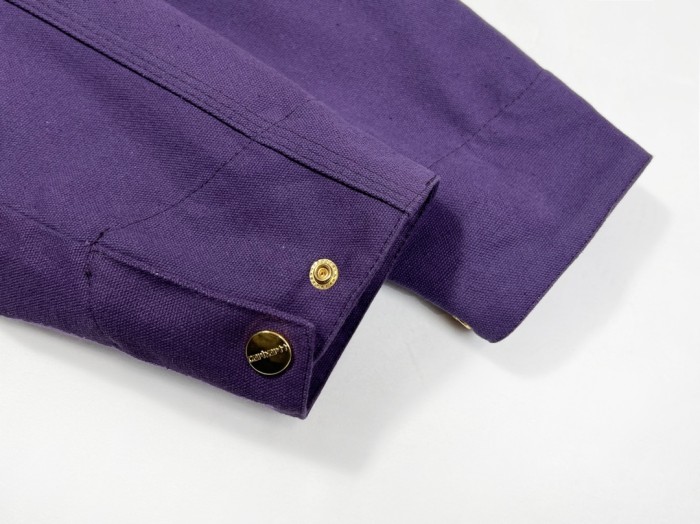 Star Trek Detroit canvas work jacket purple