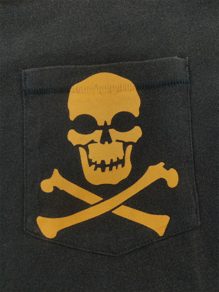 [Buy more Save more]1:1 quality version Back skull washed hole tee