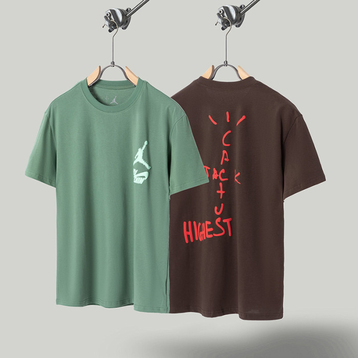 Barbell pattern back foam letters tee 2 colors