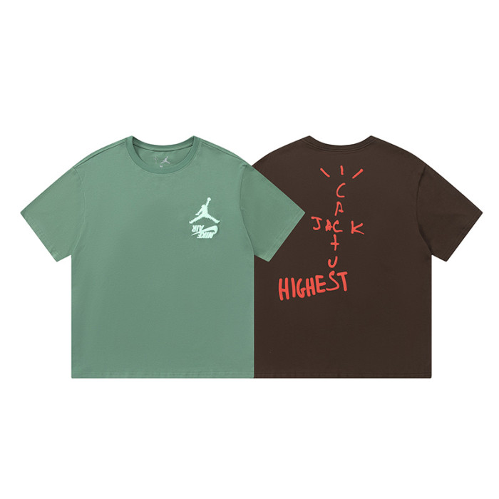 Barbell pattern back foam letters tee 2 colors
