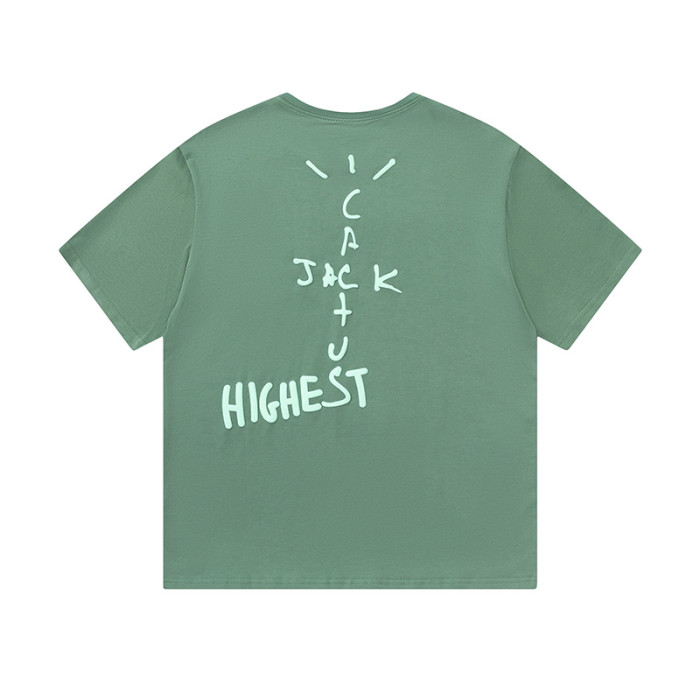 Barbell pattern back foam letters tee 2 colors