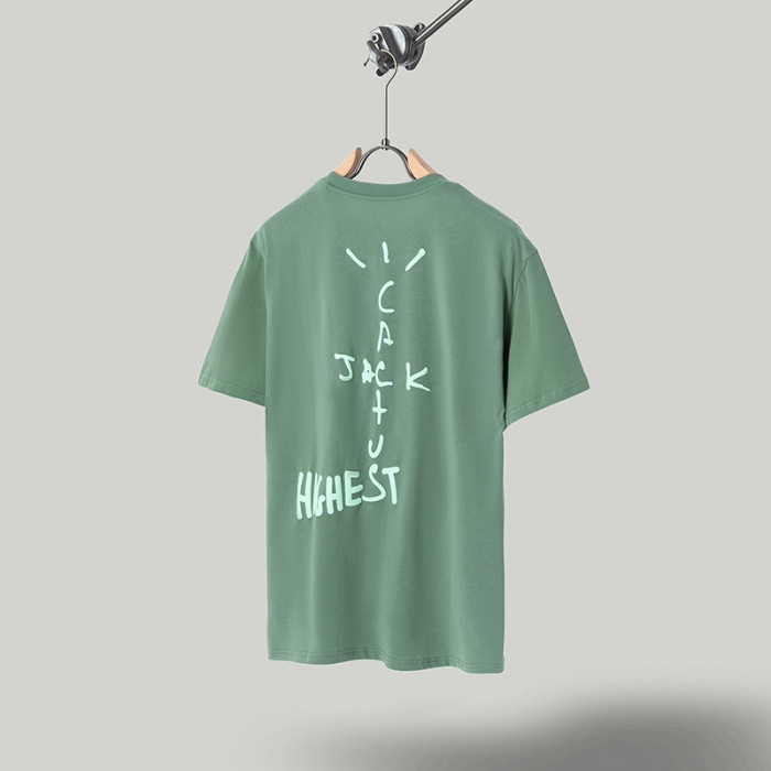 Barbell pattern back foam letters tee 2 colors