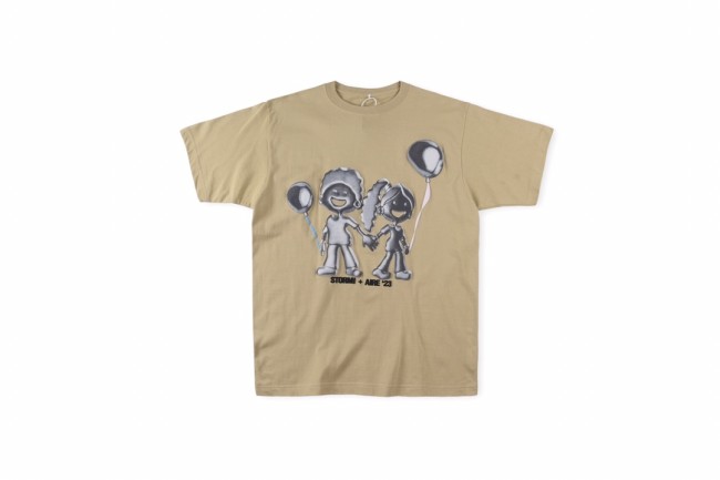 Boys and girls holding balloons 3D print short sleeve