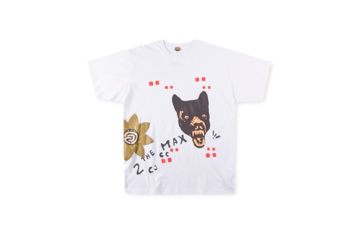 Black bear floral print short sleeve