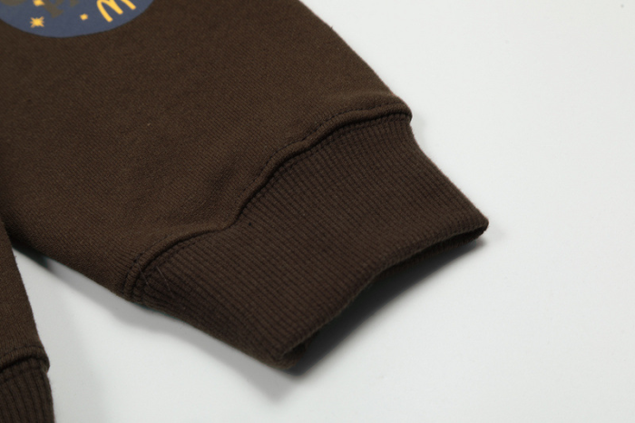 McDonald's co-branded ketchup badge print sweatshirt hoodie