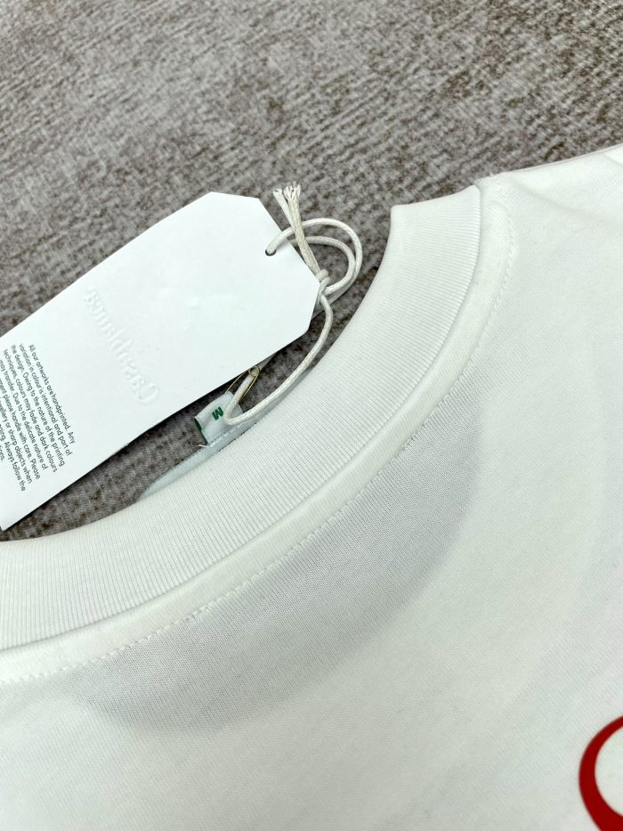 [50% Off]1:1 quality version Illusionary gate letter print couple short sleeve tee 2 colors 22143173