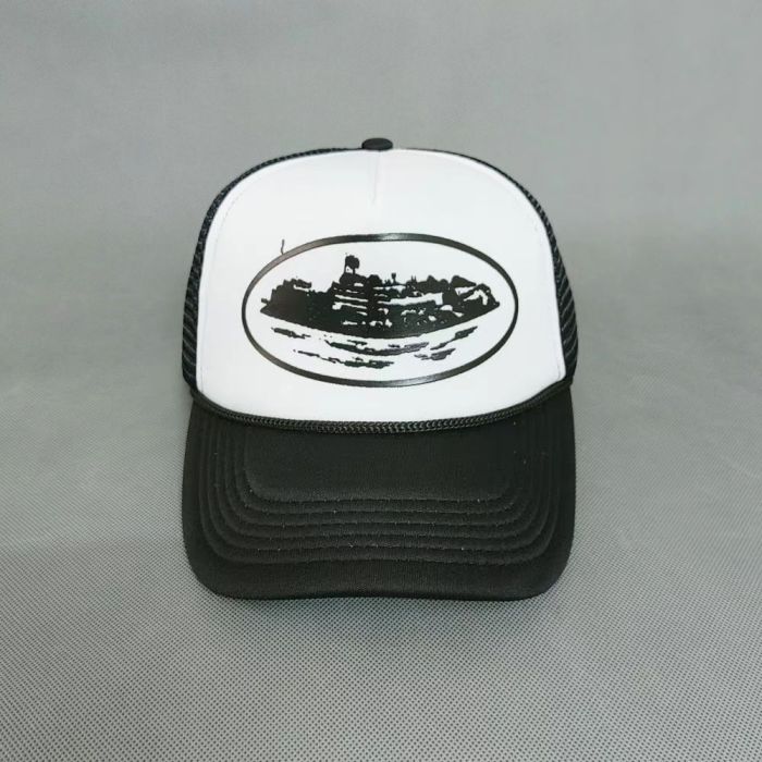 1:1 quality version Corteiz Cruise print mesh breathable sunscreen sun hat