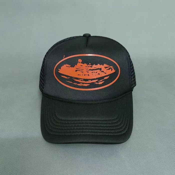 1:1 quality version Corteiz Cruise print mesh breathable sunscreen sun hat