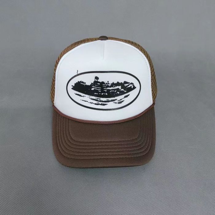 1:1 quality version Corteiz Cruise print mesh breathable sunscreen sun hat