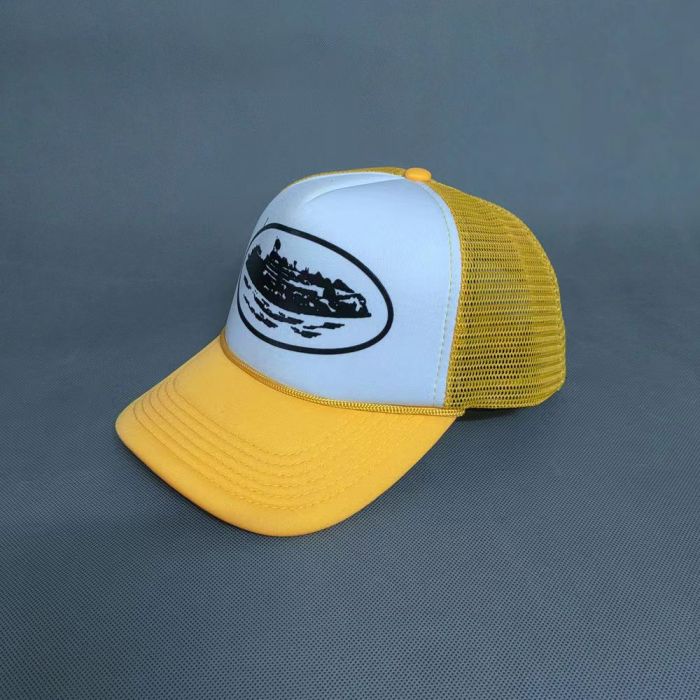 1:1 quality version Corteiz Cruise print mesh breathable sunscreen sun hat