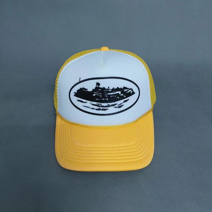 1:1 quality version Corteiz Cruise print mesh breathable sunscreen sun hat