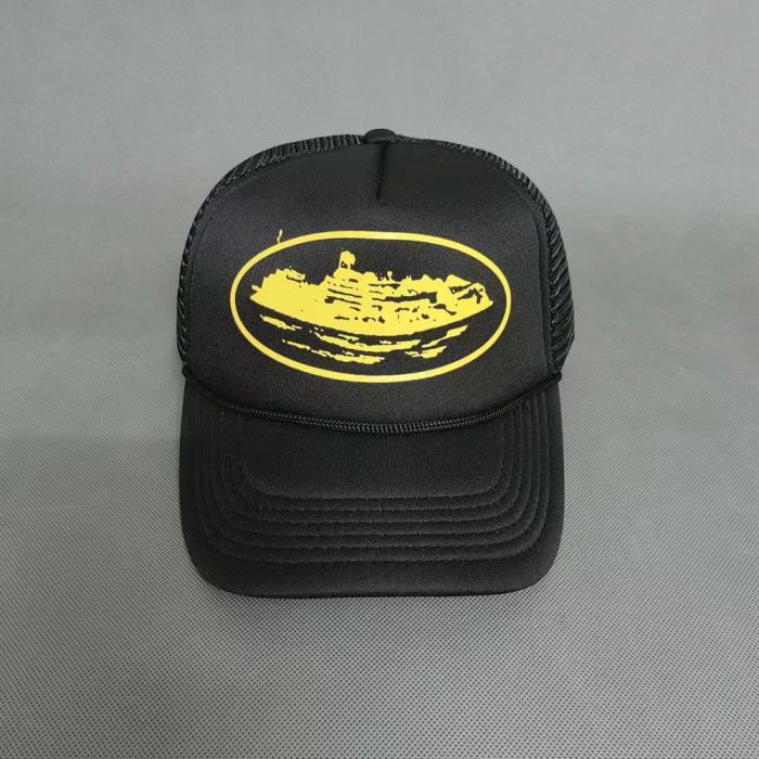 1:1 quality version Corteiz Cruise print mesh breathable sunscreen sun hat