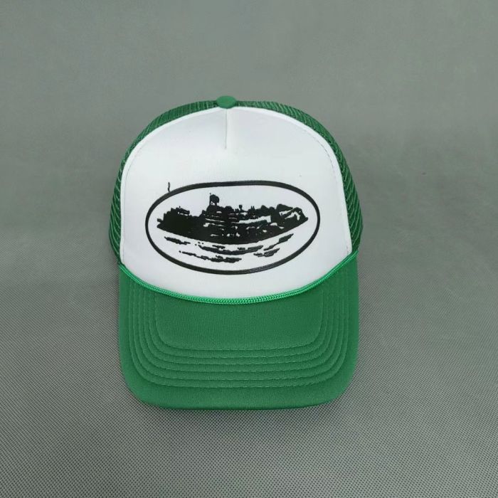 1:1 quality version Corteiz Cruise print mesh breathable sunscreen sun hat