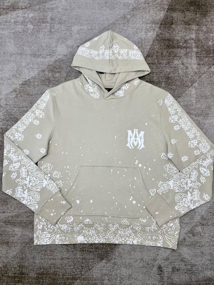 [50% Off] 1:1 quality version Peripheral white cashew print sweatshirt hoodie 22160500