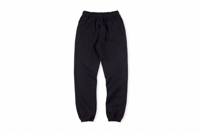 High Street red spider web solid black foam printed  sweatpants