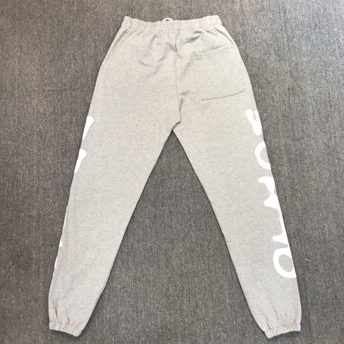 [buy more save more]  Bright white letters combination of Spider-Man vitality foam printed sweatpants