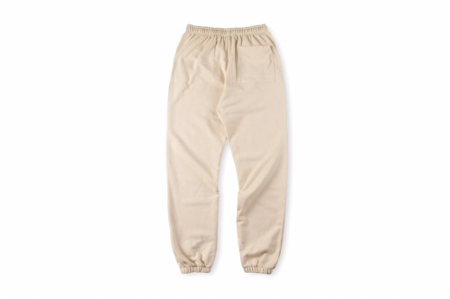High street red spider web beige and white hair bubble print sweatpants