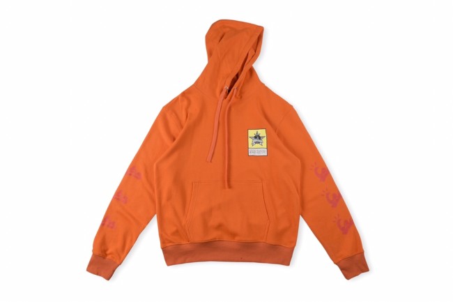 Hip hop orange rap baseball series sweatshirt hoodie