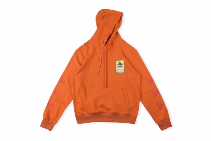 Hip hop orange rap baseball series sweatshirt hoodie