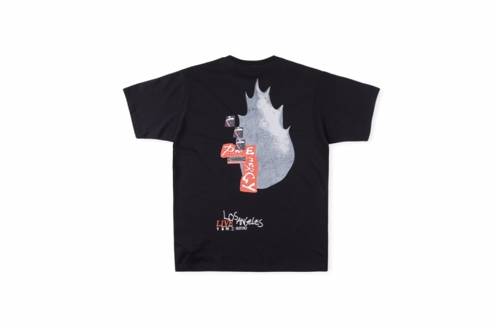 Art graffiti letters concert short sleeve tee