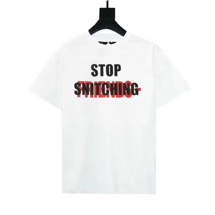 [buy more save more]  Loyalty big V no gap printed short sleeve tee