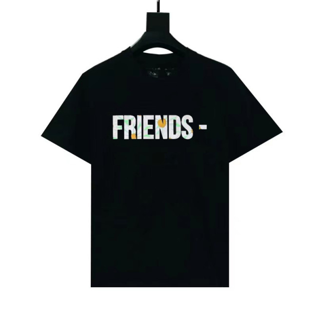 Old friends wind back daisy big V print short sleeve tee