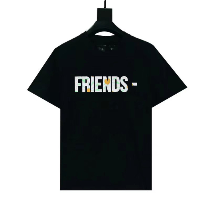 Old friends wind back daisy big V print short sleeve tee