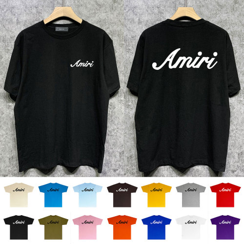 New font printing short-sleeved T-shirt multiple styles