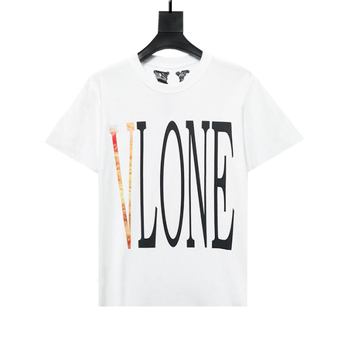 Lava letters tie-dye print short sleeve tee 2 colors